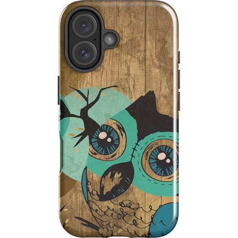 Autumn Owl iPhone 16 Plus Impact Case